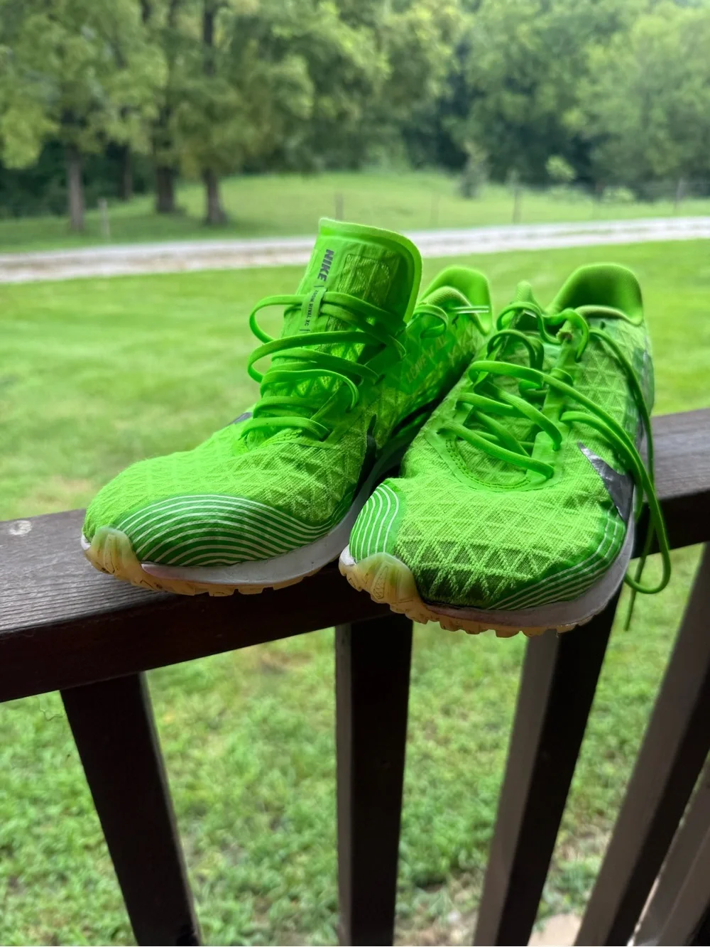 Nike Neon Green Men's Athletic Running Shoes